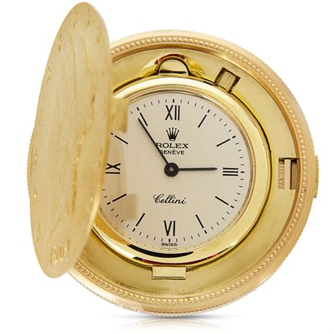 rolex pocket watch for sale|rolex cellini coin watch price.